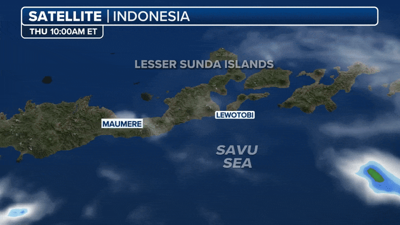 Indonesia volcano erupts ash 8,200 feet into air, prompting brief fears of tsunami